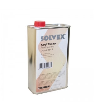 Разбавитель акриловый, Acryl Thinner, "SOLVEX", уп. 1л