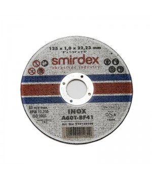 125*1*22мм SMIRDEX 914 Inox Cutting Wheels Отрезной круг по нержавеющей стали