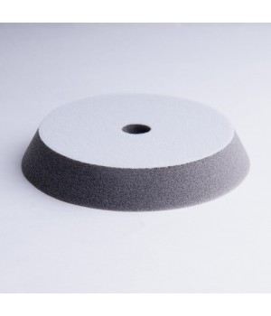 Полировальный круг из поролонa D 130/150 mm конус T25 mm экстра-жесткий серый - Conus Grey