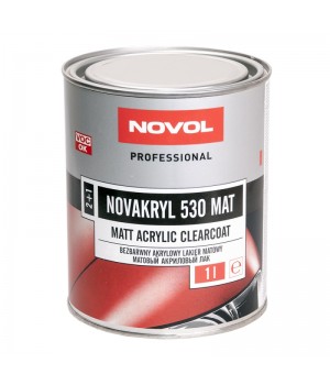 Лак NOVOL  NOVAKRYL 530 MAT 2+1  автомобильный матовый (без отвердителя), уп.1л