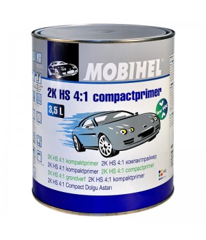 Грунт компактпраймер  MOBIHEL  2К HS 4:1 LOW VOC белый, уп.3,50л