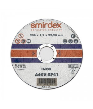 230*1,9*22мм SMIRDEX 914 Inox Cutting Wheels Отрезной круг по нержавеющей стали
