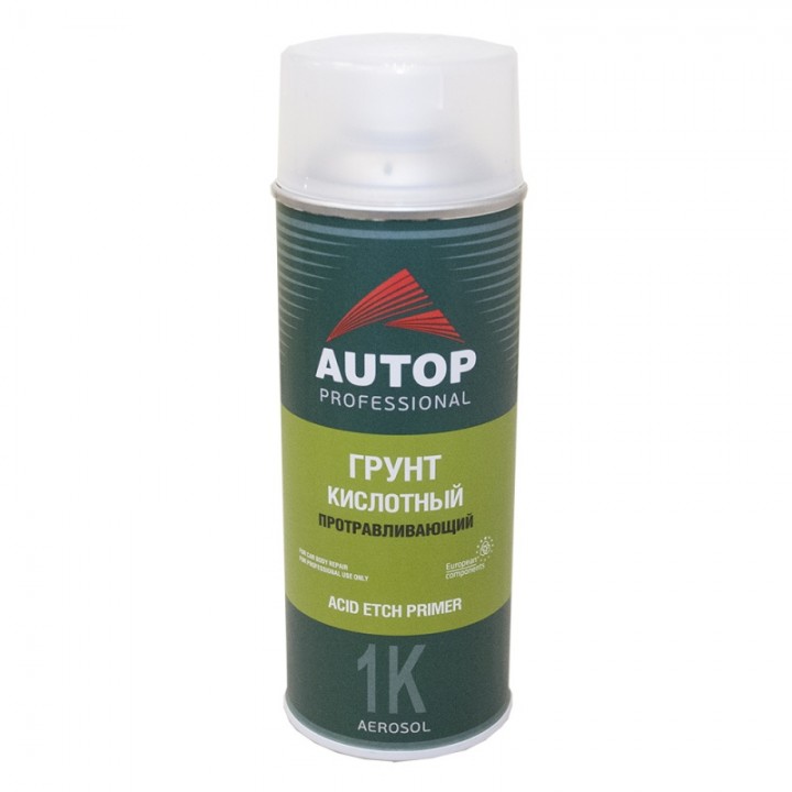 Грунт AUTOP  кислотный, протравливающий №8, Acid Etch Primer, зелёный, уп.520 мл