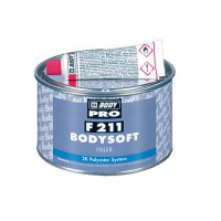 Шпатлевка  HB BODY 211 Soft автомобильная полиэфирная, светло-жёлтая, уп.0,25кг