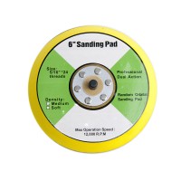 150мм ISISTEM Подложка для шлифмашины с липучкой без отв. 5/16"