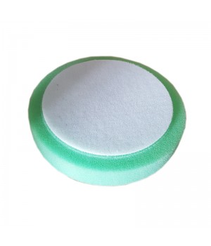 Полировальный поролоновый круг 150 mm 30 mm среднежесткий зеленый GREEN