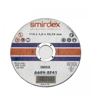 115*1мм SMIRDEX 914 Inox Cutting Wheels Отрезной круг по нержавеющей стали