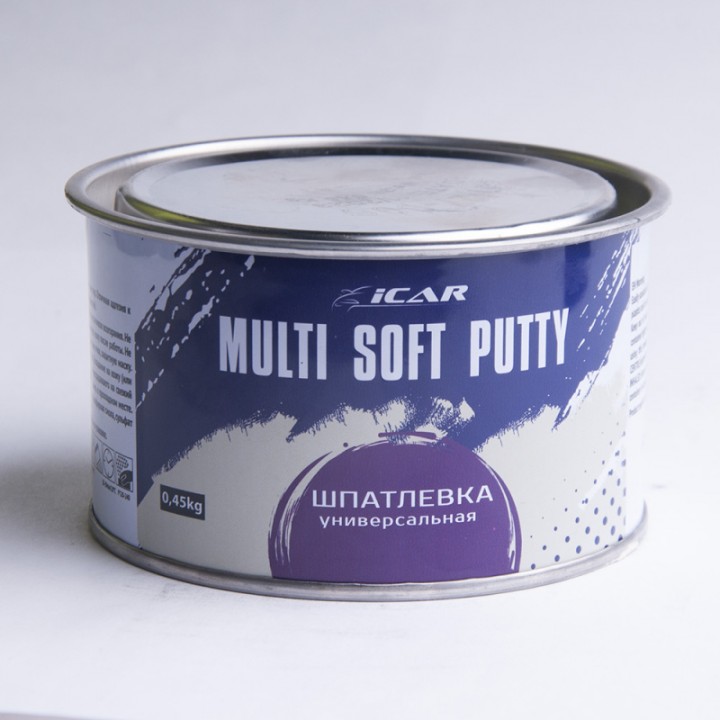 Шпатлевка ICAR MULTI SOFT PUTTY, 0.45 кг