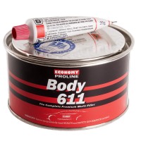 Шпатлевка  HB BODY 611 Proline  автомобильная полиэфирная, светло-жёлтая, уп.1,8кг