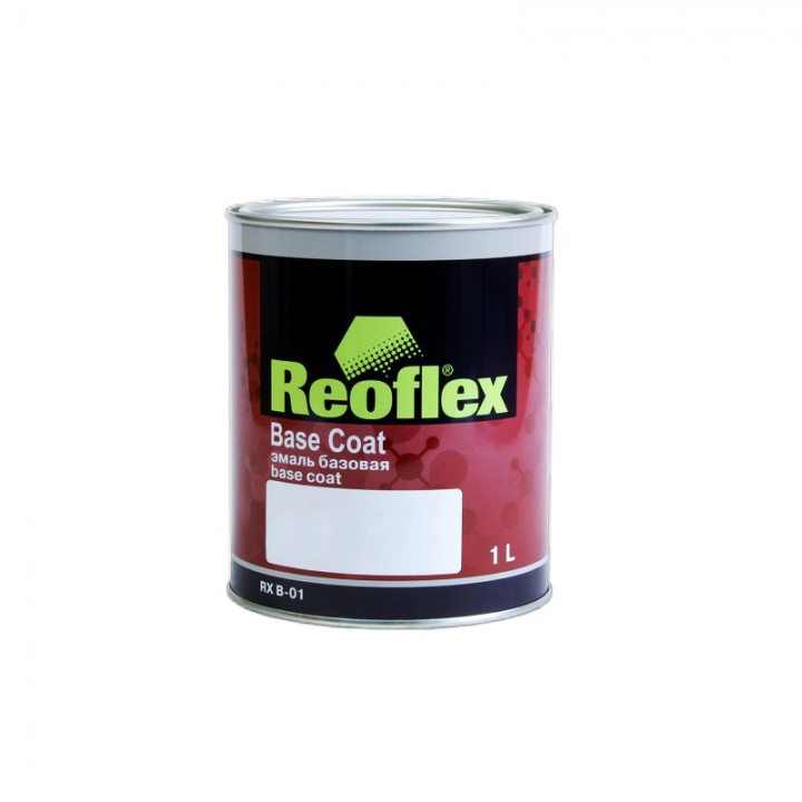 чёрная  REOFLEX  Super black Эмаль базовая, уп.1л