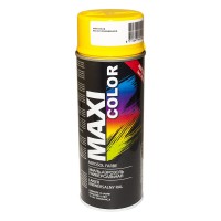 1023RAL транспортно-жёлтая MAXICOLOR Автоэмаль (аэрозольная краска), уп.400мл