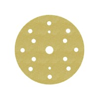 Р360 150мм 3М Hookit 255Р Круг абразивный, золотой, на липучке, 15 отверстий  арт.50452