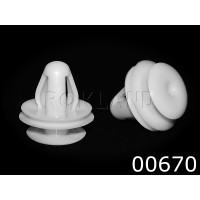 00670 Клипса автомобильная TOYOTA/LEXUS, Rokland