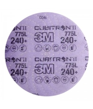 P240 Абразивный круг Hookit Cubitron Industrial 775L, на липучке D=150 мм с мультипылеотводом