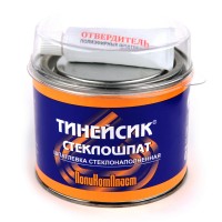 Шпатлевка  ПолиКомПласт  2К ПЭ со стекловолокном "Тинейсик-Стеклошпат", уп.0,5кг