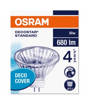 Лампа галогенная WFL DECOSTAR 51S Standard 36град. 50w/12v/2950k (d51*45mm,GU5,3) OSRAM