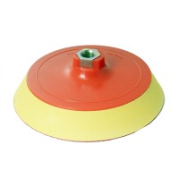 150*25мм/М14*2 Подложка для УШМ пластиковая, с липучкой, твёрдая