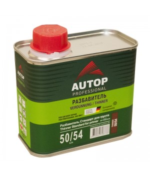 Разбавитель  AUTOP  Tinner Standart 50/54 стандарт для грунта, уп.0,50л