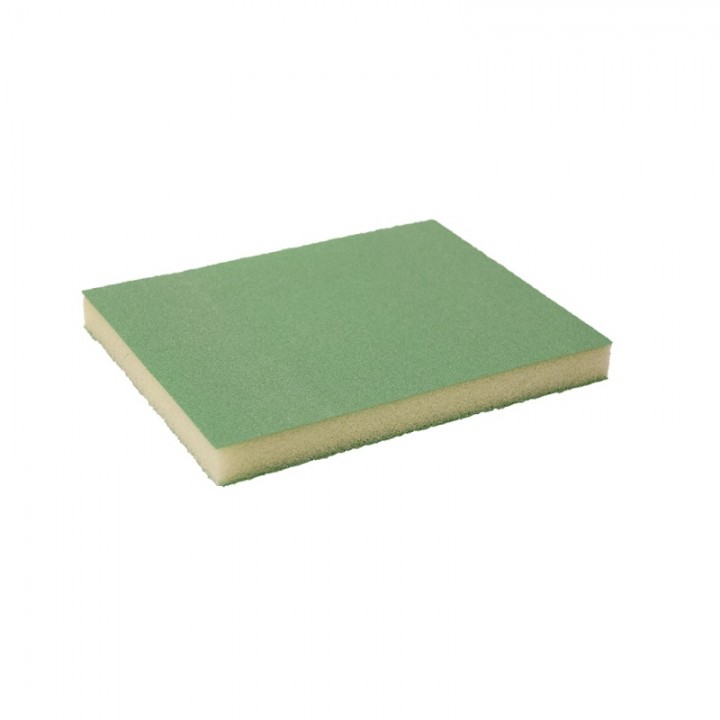 123x98x13мм KOVAX 2*2 Ultrafine Green Абразивная губка