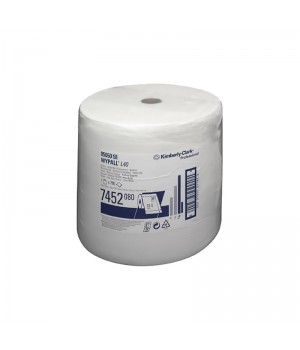 KIMBERLY-CLARK  WypAll L40 Бумажные полотенца, белые, уп.34*31,5см*750шт
