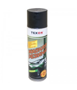 TEXON  Эластичное защитное покрытие "Жидкая резина", зелёное (аэрозоль), уп.650мл
