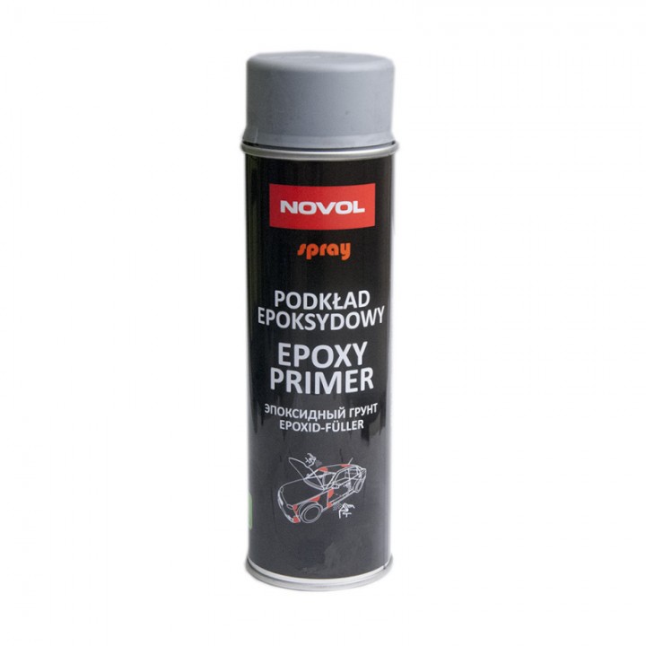 Грунт NOVOL EPOXY PRIMER SPRAY эпоксидный, серый (аэрозоль), уп.500 мл