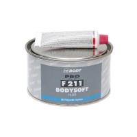 Шпатлевка  HB BODY 211 Soft автомобильная полиэфирная, светло-жёлтая, уп.0,9кг