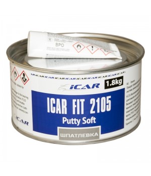 Шпатлевка  ICAR FIT 2105  полиэфирная, мягкая, уп.1,8кг