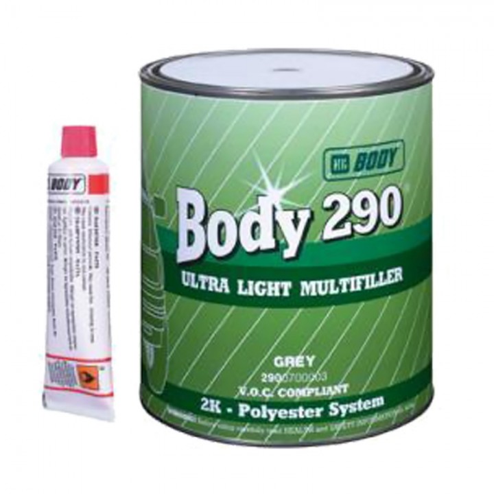 Шпатлевка  HB BODY 290 Ultra Light Multifille бежевая, уп.1л