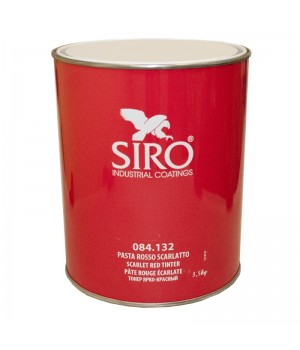 084.132 SIRO Scarlet Red  Пигментная паста, уп.3,5кг