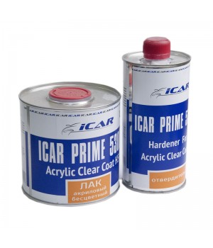 Акриловый бесцветный лак HS+ ICAR PRIME 5300 2К 2+1, набор 0,85л + 0,425л-