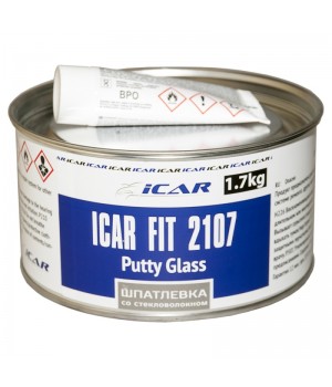 Шпатлевка  ICAR FIT 2107  полиэфирная, со стекловолокном, уп.1,7кг