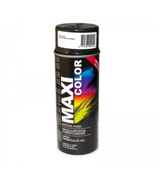 9011RAL графитно-чёрная  MAXICOLOR  Автоэмаль (аэрозольная краска), уп.400мл