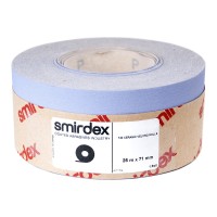 P320 70мм*25м SMIRDEX Ceramic Velcro 740  Абразивная бумага в рулонах