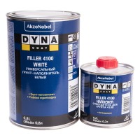 Грунт+Отвердитель  DYNACOAT  Filler 4100  белый (комплект), уп.0,8л+0,2л