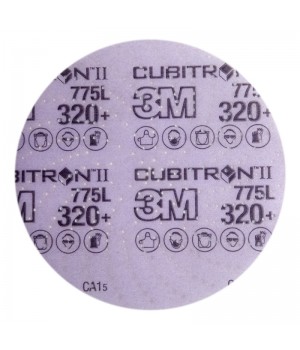 P320 Абразивный круг Hookit Cubitron Industrial 775L, на липучке D=150 мм с мультипылеотводом