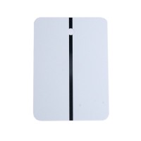 Тест - пластины ISISTEM металлические WH, 148мм*105мм, цвет белый, уп.100шт