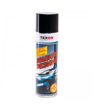 TEXON  Эластичное защитное покрытие "Жидкая резина", синее (аэрозоль), уп.650мл