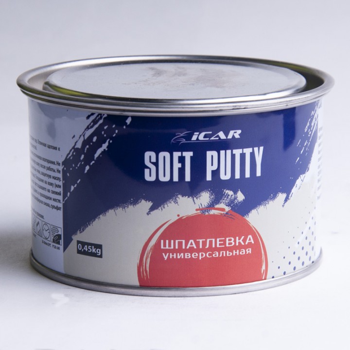 Шпатлевка ICAR SOFT PUTTY, 0.45 кг