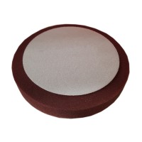 Полировальный поролоновый круг 150 mm 30 mm жесткий бордовый MAROON