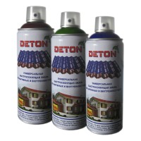 RAL6002 зелёный лист  DETON RAL  Автоэмаль (аэрозольная краска), уп.520мл