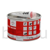 Шпатлевка CARSYSTEM Elastic 2К доводочная полиэфирная, бежевая, уп.1кг