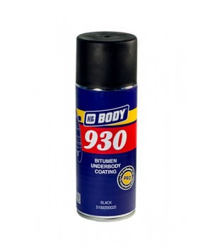 930 HB BODY  Bitumen Мастика чёрная (аэрозоль), уп.400мл