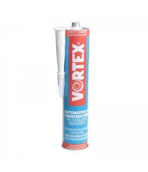 Герметик Vortex PU для кузова, белый, полиуретановый, уп. 310мл