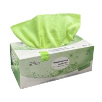 30*30см ADOLF BUCHER Салфетка из микрофибры, зеленая, 200 гр, уп.40шт