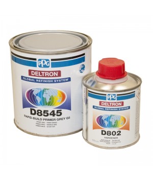 Грунт PPG DELTRON  D8545+D802  2К 4+1 серый (комплект), уп.0,8л+0,2л