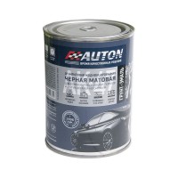 Черная матовая - Грунт-эмаль акриловая 1К АК 47  AUTON, уп. 0,8л